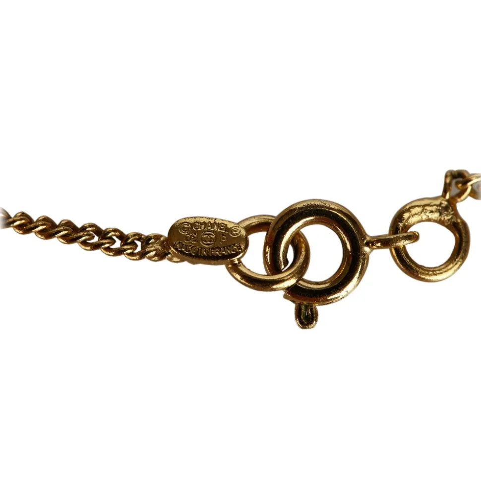 Chanel Vintage - CC Rhinestone Necklace - Gold - Necklace Chanel - Luxury High Quality - Avvenice