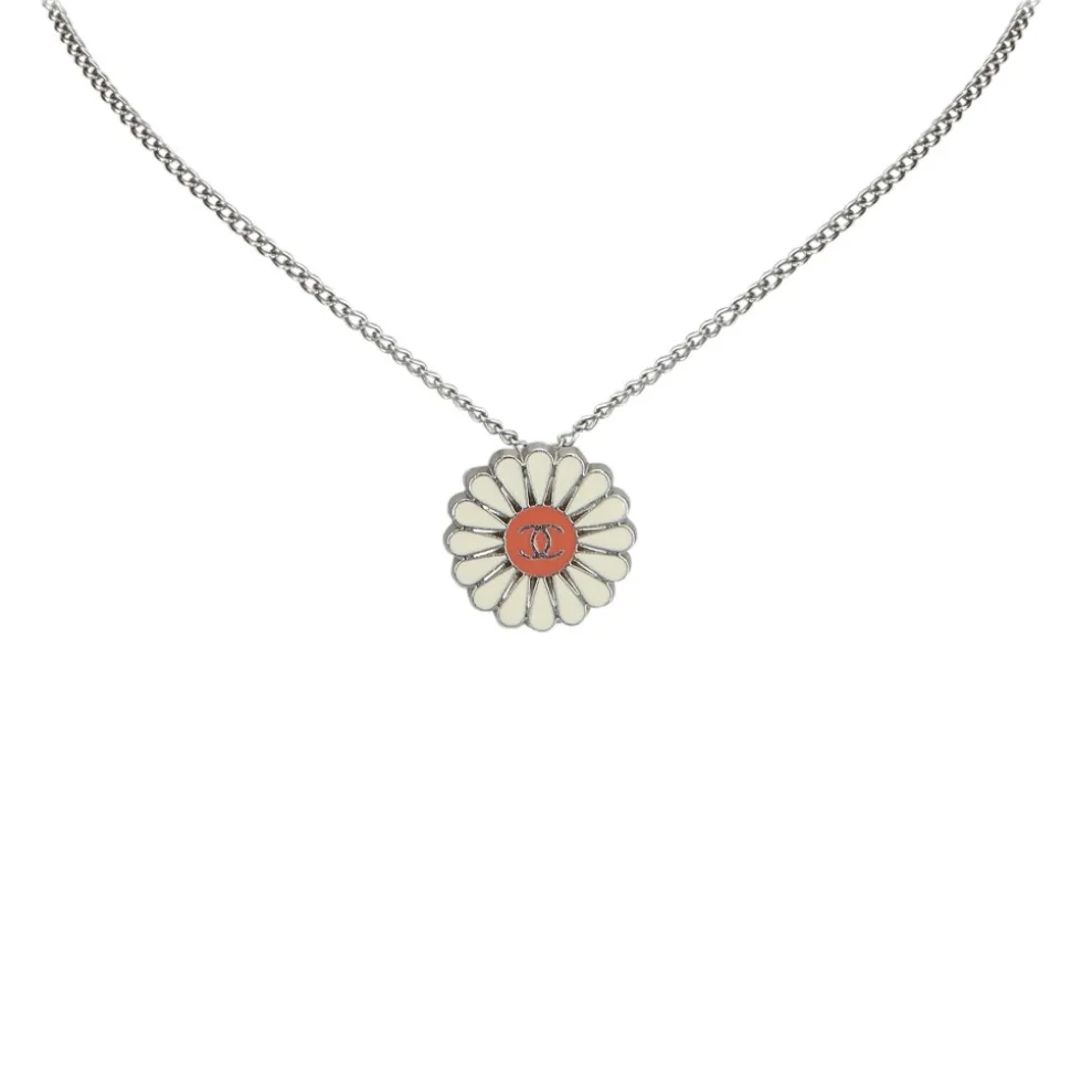 Chanel Vintage - Floral CC Metallic Necklace - Gold - Necklace Chanel - Luxury High Quality - Avvenice