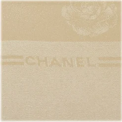 Chanel Vintage - Floral Print Silk Scarf - White Ivory - Silk Foulard - Luxury High Quality - Avvenice