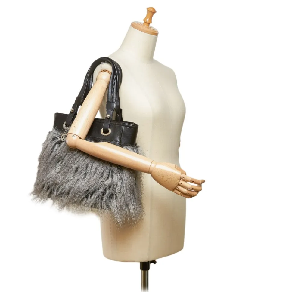 Chanel Vintage - Fur Fantasy Handbag - Black - Fur Handbag - Luxury High Quality - Avvenice
