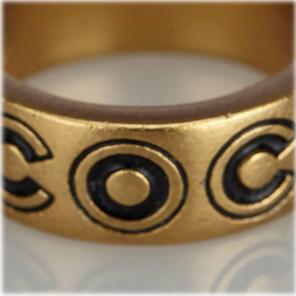 Chanel Vintage - Gold-Toned Ring - Gold - Chanel Ring - Luxury High Quality - Avvenice