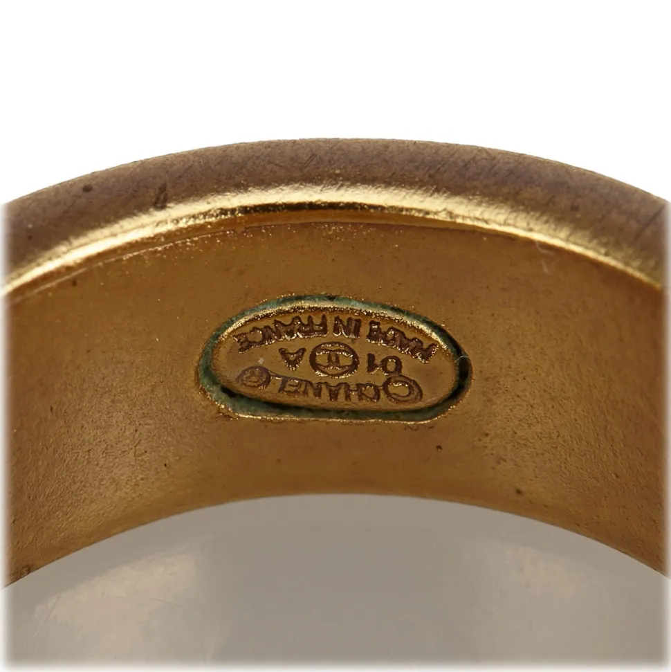 Chanel Vintage - Gold-Toned Ring - Gold - Chanel Ring - Luxury High Quality - Avvenice