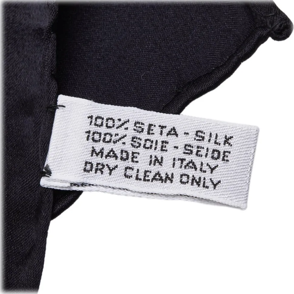 Chanel Vintage - Jewelry Printed Silk Scarf - Black - Silk Foulard - Luxury High Quality - Avvenice