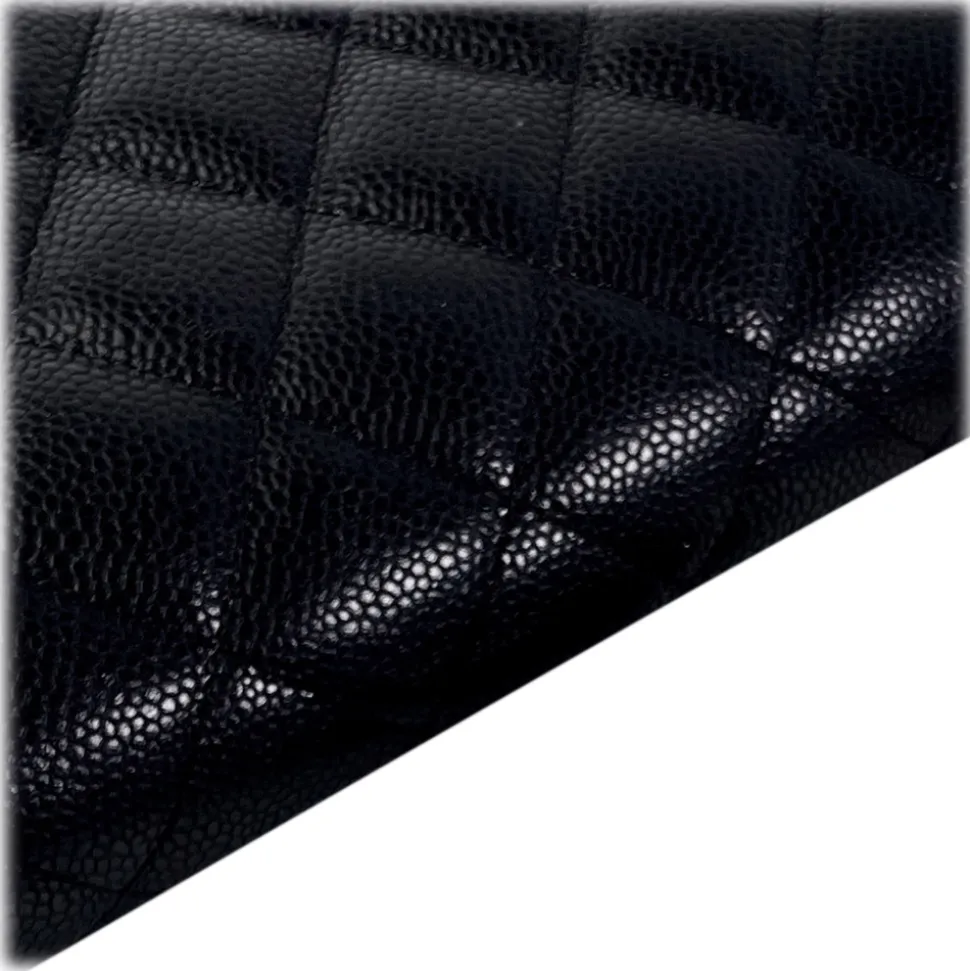 Chanel Vintage - Jumbo Classic Lambskin Double Flap - Black - Leather and Lambskin Handbag - Luxury High Quality - Avvenice