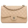 Chanel Vintage - Jumbo Classic Caviar Double Flap - Brown - Leather and Lambskin Handbag - Luxury High Quality - Avvenice