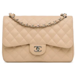 Chanel Vintage - Jumbo Classic Caviar Double Flap - Brown - Leather and Lambskin Handbag - Luxury High Quality - Avvenice