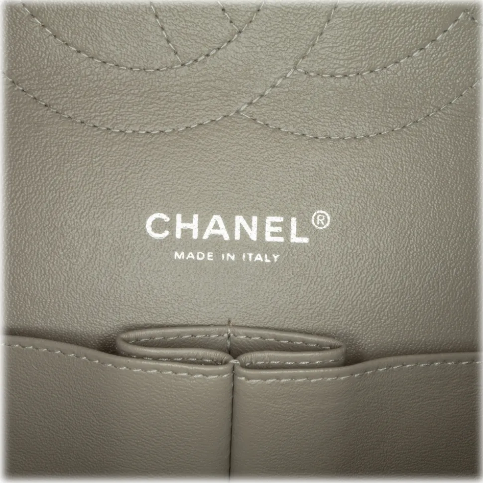 Chanel Vintage - Jumbo Classic Caviar Double Flap - Gray - Leather and Lambskin Handbag - Luxury High Quality - Avvenice
