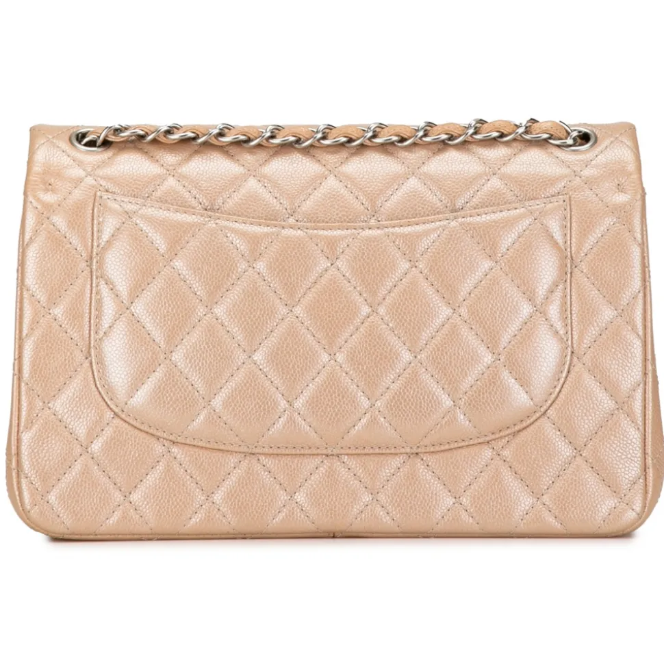 Chanel Vintage - Jumbo Classic Iridescent Caviar Double Flap - Brown - Leather and Lambskin Handbag - Luxury High Quality - Avvenice