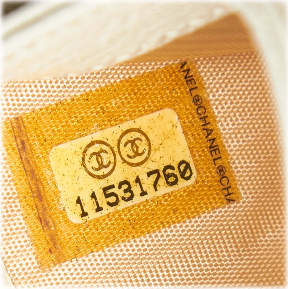 Chanel Vintage - Leather Card Holder - White - Leather Wallett - Luxury High Quality - Avvenice