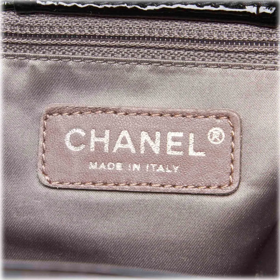 Chanel Vintage - Luxe Ligne Accordion Flap Bag - Black - Leather Handbag - Luxury High Quality - Avvenice