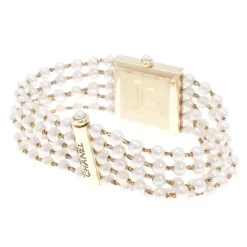 Chanel Vintage - Mademoiselle Pearl Watch - White Pearl & Yellow Gold - Pearl Watch Chanel - High quality Luxury - Avvenice