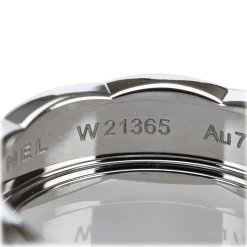 Chanel Vintage - Matelasse Ring - White Gold - Gold Ring Chanel - Luxury High Quality - Avvenice