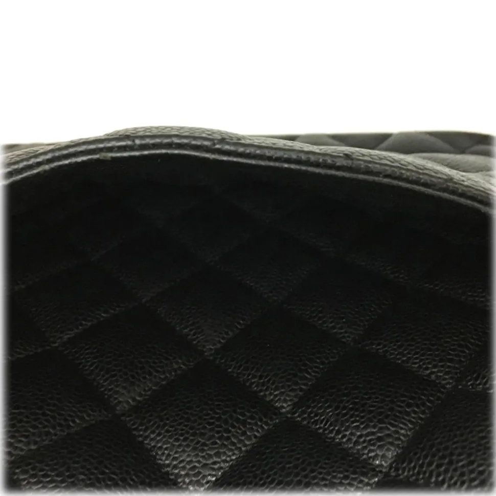 Chanel Vintage - Medallion Caviar Leather Tote Bag - Black - Caviar Leather Handbag - Luxury High Quality - Avvenice