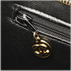 Chanel Vintage - Medallion Caviar Leather Tote Bag - Black - Caviar Leather Handbag - Luxury High Quality - Avvenice