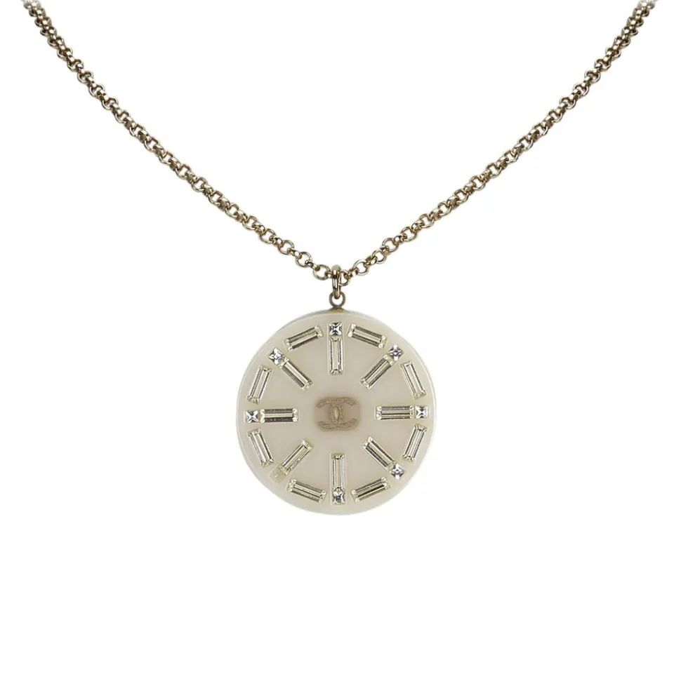 Chanel Vintage - Medallion Pendant Necklace - Gold - Necklace Chanel - Luxury High Quality - Avvenice