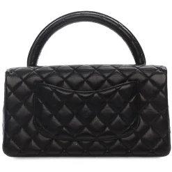 Chanel Vintage - Medium Lambskin Kelly Parent Top Handle Bag - Black - Leather and Lambskin Handbag - Luxury High Quality - Avvenice