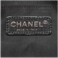 Chanel Vintage - Medium Patchwork Flap Bag - Black - Leather and Lambskin Handbag - Luxury High Quality - Avvenice