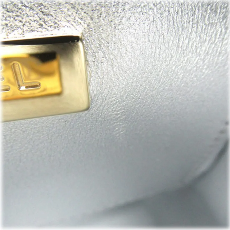 Chanel Vintage - Metallic Lambskin Star Chain Crossbody - Silver - Leather and Lambskin Handbag - Luxury High Quality - Avvenice