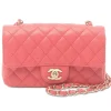 Chanel Vintage - Mini Rectangular Classic Caviar Single Flap - Pink - Leather and Lambskin Handbag - Luxury High Quality - Avvenice