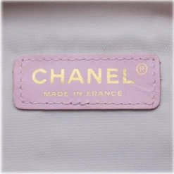 Chanel Vintage - New Travel Line Shoulder Bag - Pink - Canvas Handbag - Luxury High Quality - Avvenice