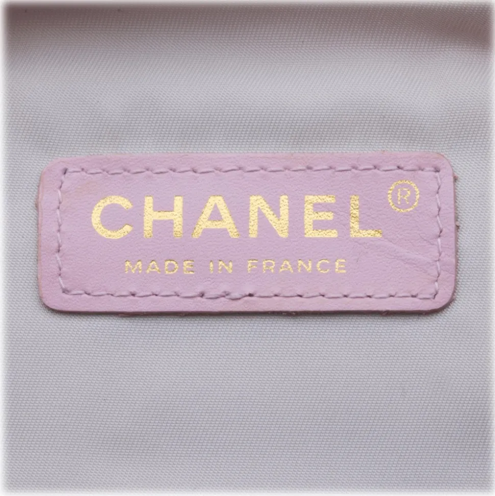 Chanel Vintage - New Travel Line Shoulder Bag - Pink - Canvas Handbag - Luxury High Quality - Avvenice