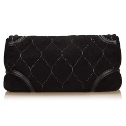 Chanel Vintage - Nubuck Leather Flap Bag - Black - Nubuck Leather Handbag - Luxury High Quality - Avvenice