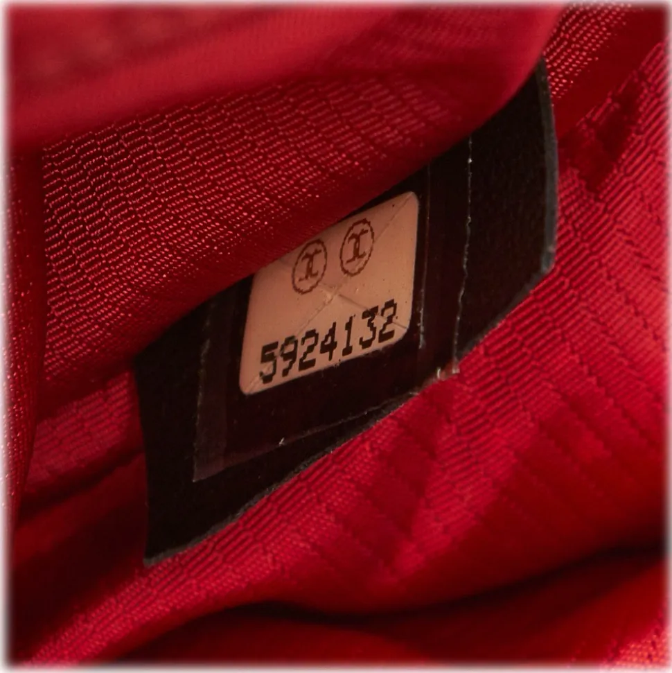 Chanel Vintage - Old Travel Line Belt Bag - Black - Canvas Handbag - Luxury High Quality - Avvenice