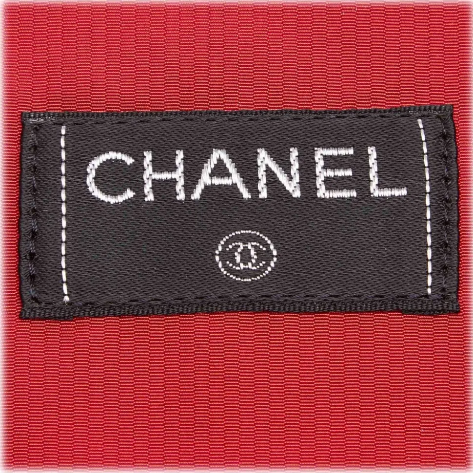 Chanel Vintage - Old Travel Line Nylon Document Case - Black - Canvar Handbag - Luxury High Quality - Avvenice