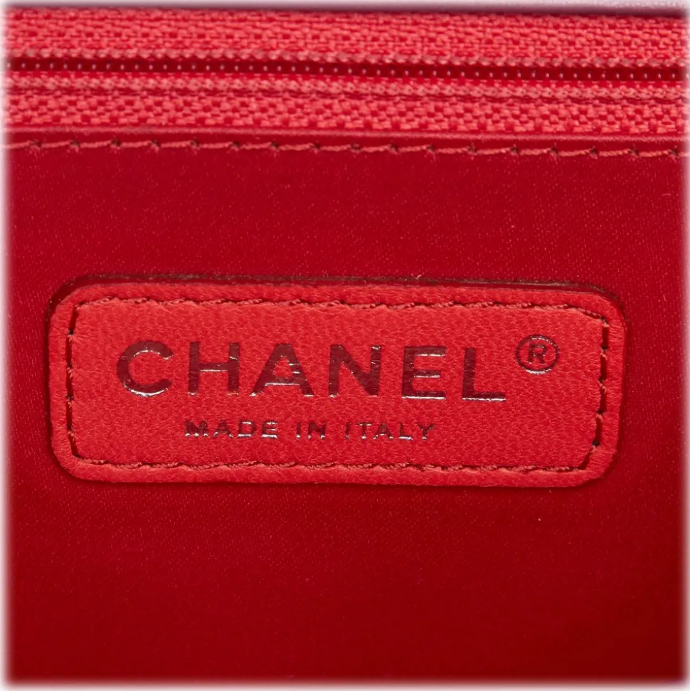 Chanel Vintage - Patent Lipstick Flap Bag - Pink - Patent Leather Handbag - Luxury High Quality - Avvenice