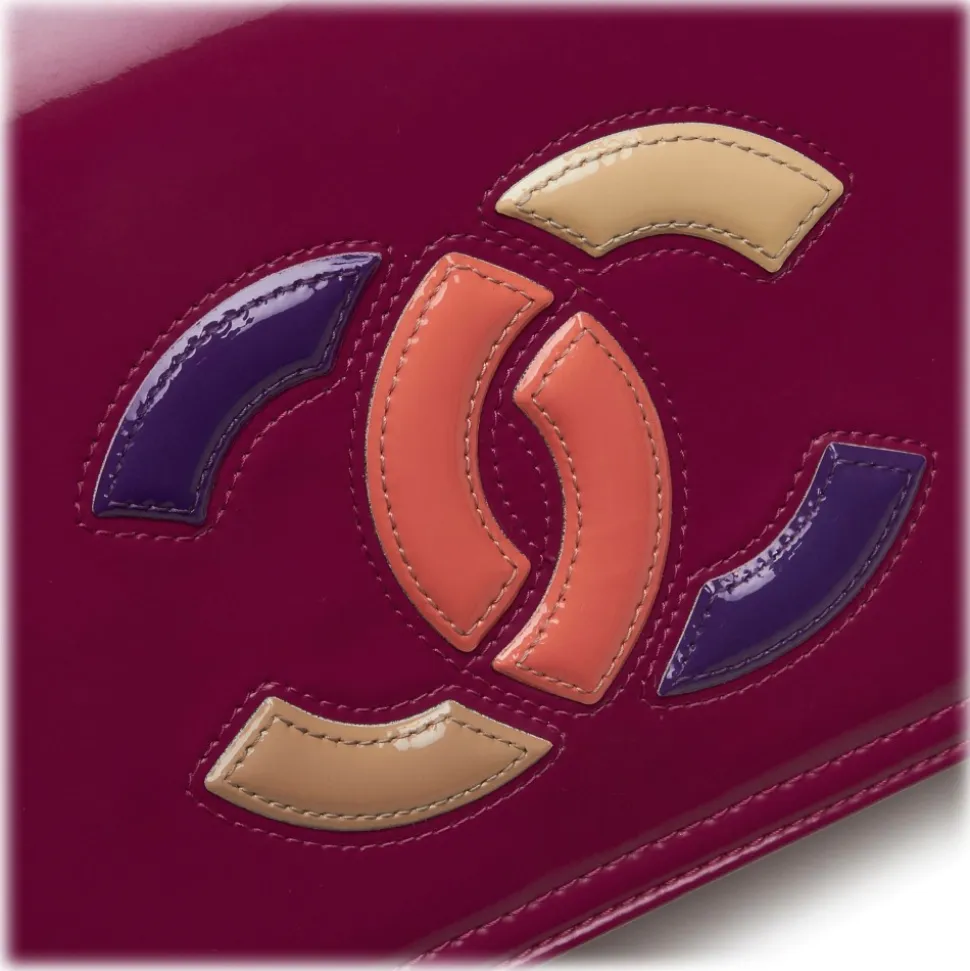 Chanel Vintage - Patent Lipstick Flap Bag - Pink - Patent Leather Handbag - Luxury High Quality - Avvenice