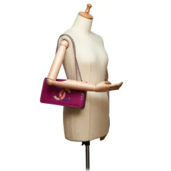 Chanel Vintage - Patent Lipstick Flap Bag - Pink - Patent Leather Handbag - Luxury High Quality - Avvenice