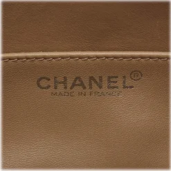 Chanel Vintage - PVC Puzzle Block Handbag Bag - Brown Beige - Leather and PVC Handbag - Luxury High Quality - Avvenice