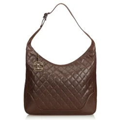 Chanel Vintage - Quilted Caviar Leather Shoulder Bag - Brown - Caviar Leather Handbag - Luxury High Quality - Avvenice