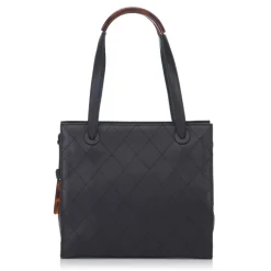 Chanel Vintage - Quilted Matalesse Leather Handbag - Black - Caviar Leather Handbag - Luxury High Quality - Avvenice