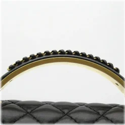 Chanel Vintage - Small Lambskin Boy Top Handle - Black - Leather and Lambskin Handbag - Luxury High Quality - Avvenice