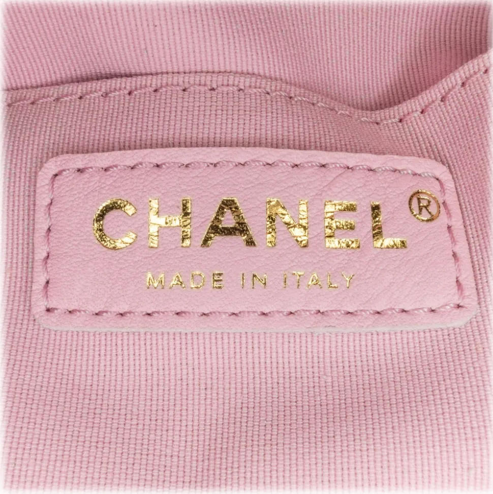Chanel Vintage - Small Quilted Caviar Duma Pockets Drawstring Backpack - Pink - Leather and Lambskin Handbag - Luxury - Avvenice