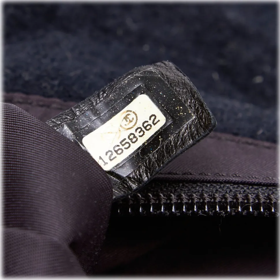 Chanel Vintage - Sport Line Chain Shoulder Bag - Black - Canvas and Vinyl Handbag - Luxury High Quality - Avvenice