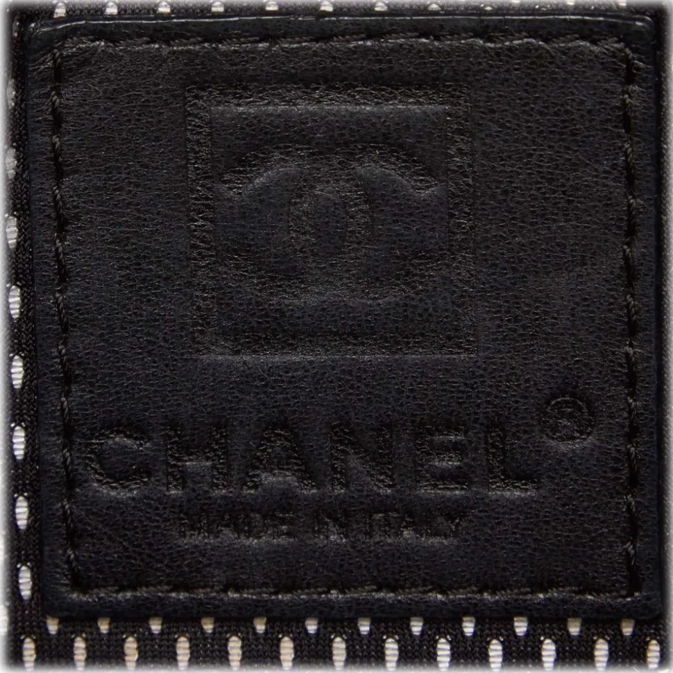 Chanel Vintage - Sports Line Crossbody Bag - Black - Canvas Handbag - Luxury High Quality - Avvenice