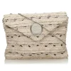 Chanel Vintage - Tweed Chain Envelope Bag - White - Fabric and Tweed Handbag - Luxury High Quality - Avvenice