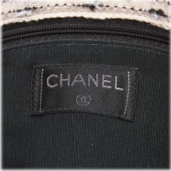 Chanel Vintage - Tweed Chain Envelope Bag - White - Fabric and Tweed Handbag - Luxury High Quality - Avvenice
