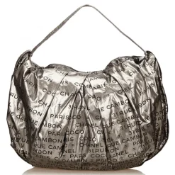 Chanel Vintage - Unlimited Tote Bag - Silver - Canvas Handbag - Luxury High Quality - Avvenice