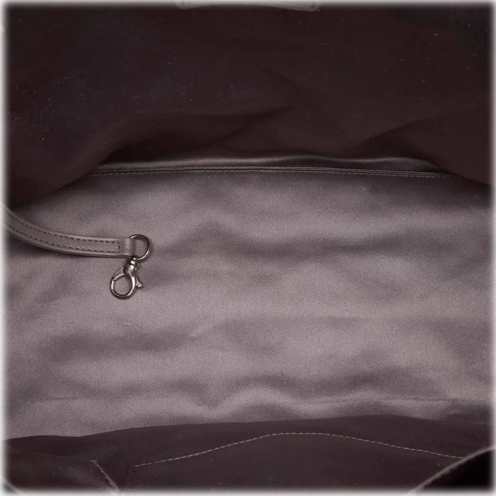 Chanel Vintage - Vinyl Toile Chain Tote Bag - Black - Canvas and Vinyl Handbag - Luxury High Quality - Avvenice