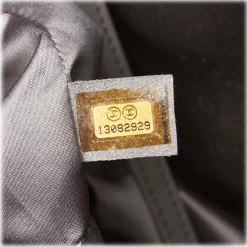 Chanel Vintage - Vinyl Toile Chain Tote Bag - Black - Canvas and Vinyl Handbag - Luxury High Quality - Avvenice