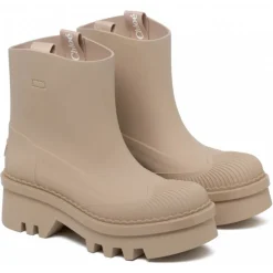 Chloé - Beige Rose Raina Boots - Chloé Exclusive Luxury Collection - Avvenice
