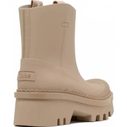 Chloé - Beige Rose Raina Boots - Chloé Exclusive Luxury Collection - Avvenice