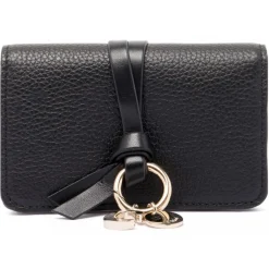 Chloé - Black Alphabet Wallet - Chloé Exclusive Luxury Collection - Avvenice