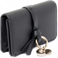 Chloé - Black Alphabet Wallet - Chloé Exclusive Luxury Collection - Avvenice