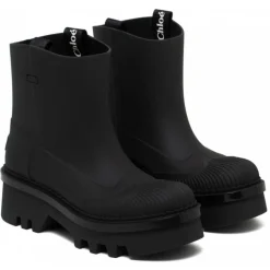 Chloé - Black Raina Boots - Chloé Exclusive Luxury Collection - Avvenice