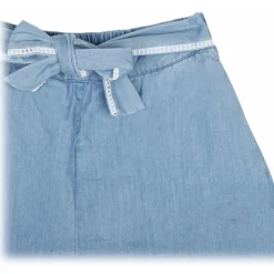 Chloé - Blue Belted Shorts - Chloé Exclusive Luxury Collection - Avvenice