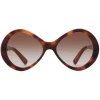Chloé - Bonnie Infinity-Shaped Sunglasses in Acetate - Havana Brown - Chloé Eyewear - Avvenice